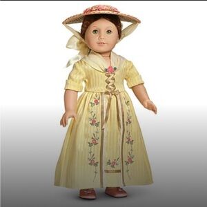 American Girl Felicity Tea Lesson Gown complete outfit